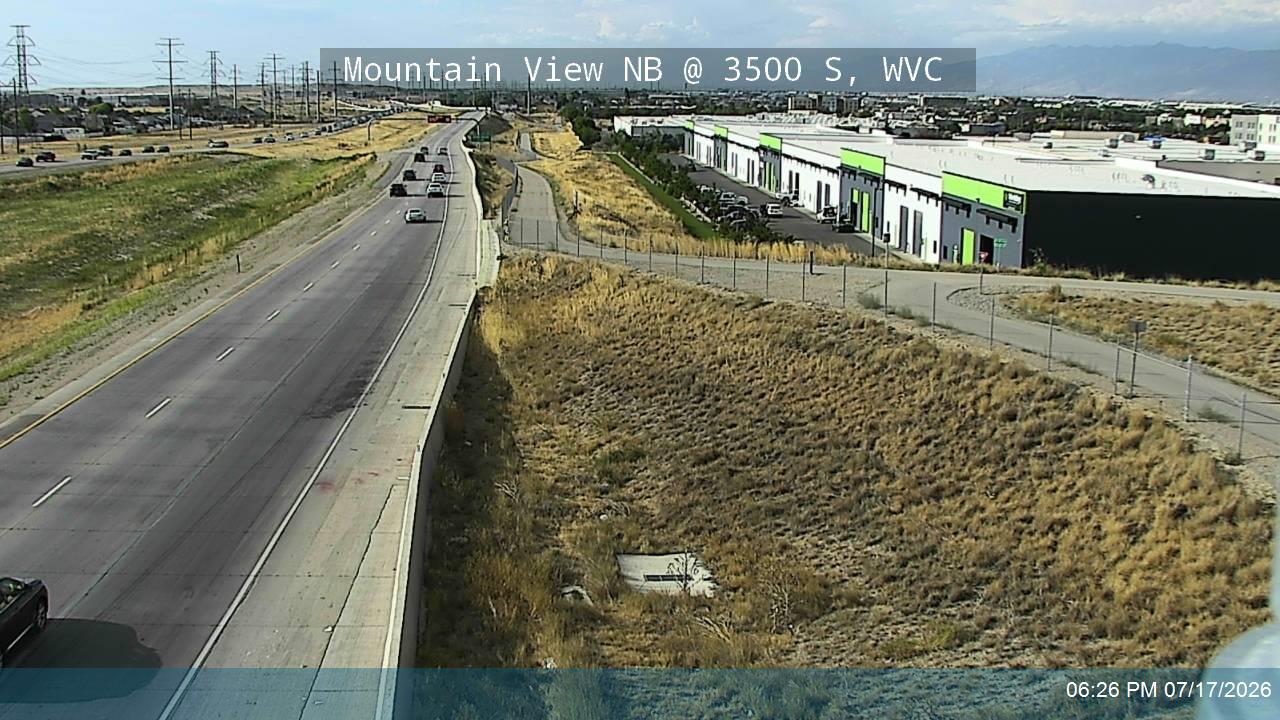 SR-85 traffic camera, view north, West Valley City, Utah