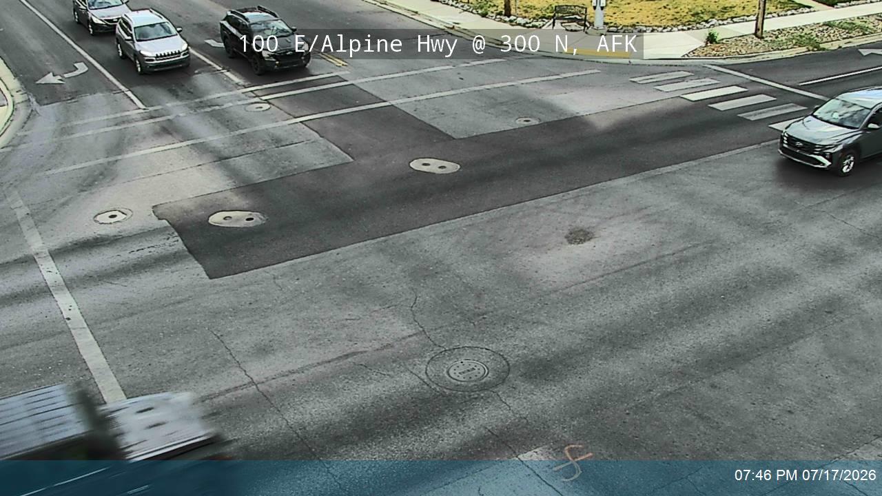 SR-74 traffic camera, American Fork, Utah