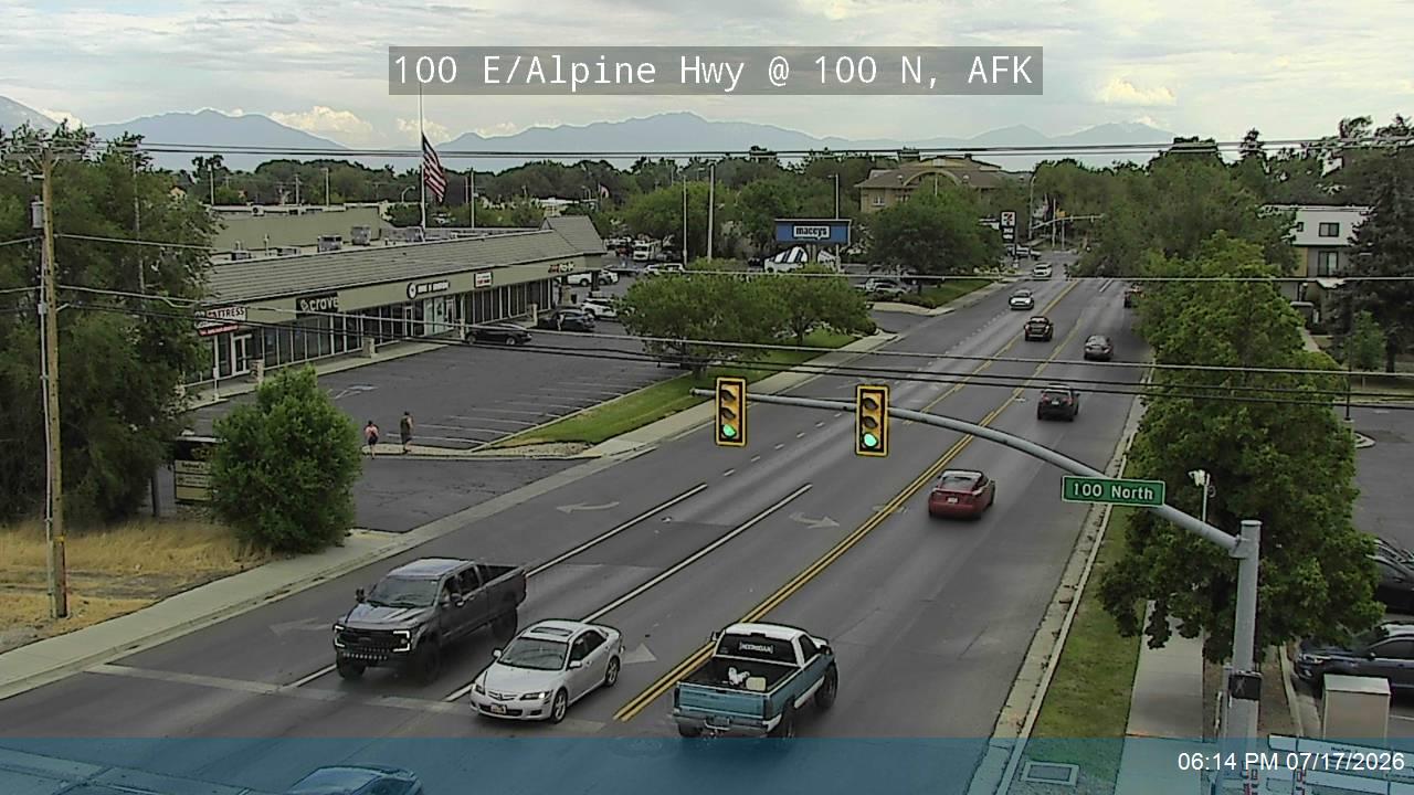 SR-74 traffic camera, view north, American Fork, Utah