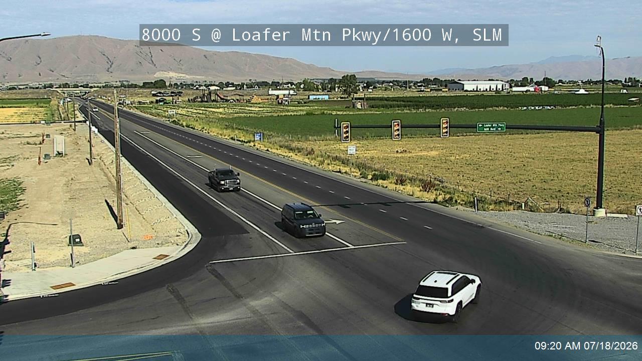 SR-164 traffic camera, view east, Salem, Utah