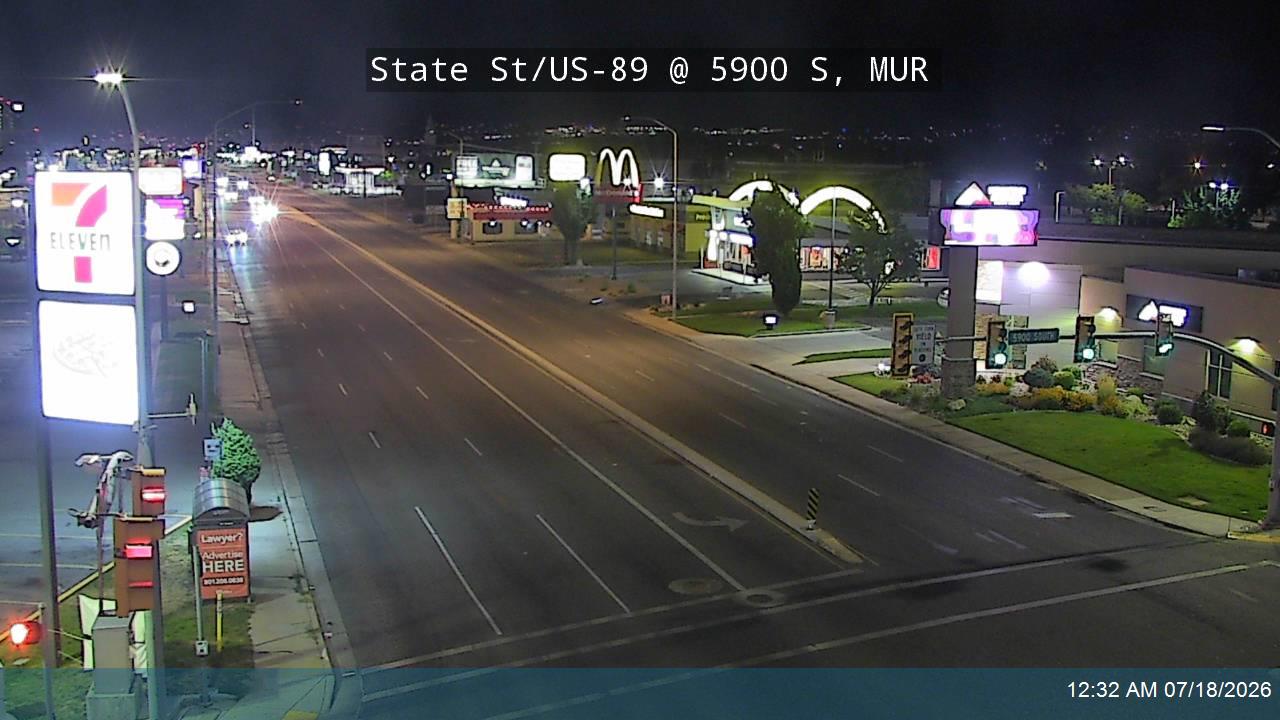 US-89 traffic camera, Murray, Utah