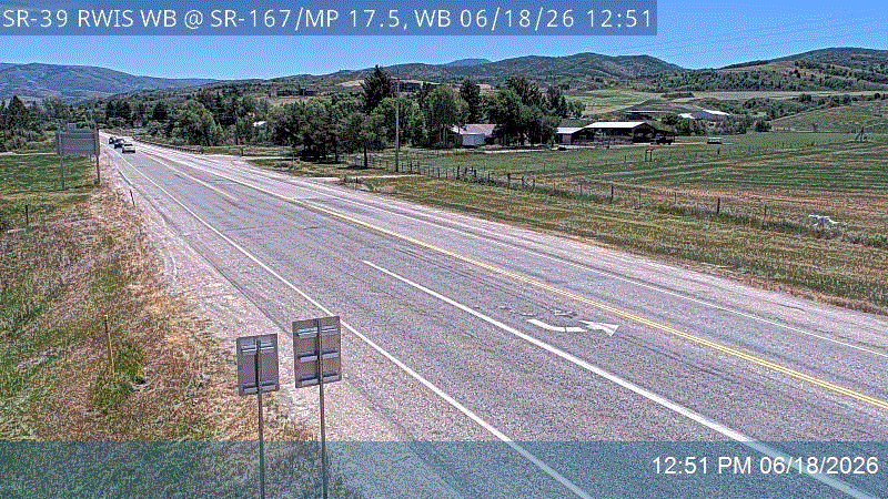SR-39 RWIS WB @ SR-167 / Trappers Loop / MP 17.53, WB