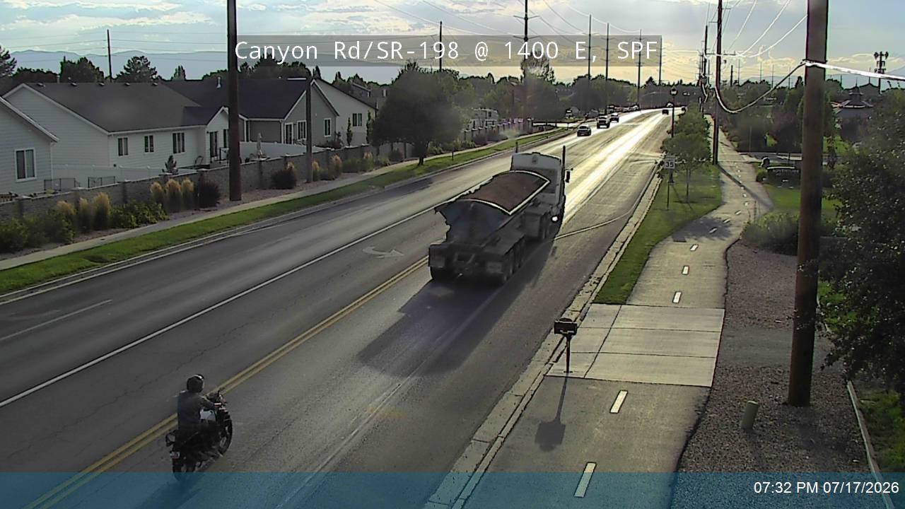 SR-198 traffic camera, Spanish Fork, Utah