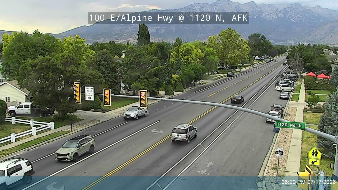 SR-74 traffic camera, American Fork, Utah