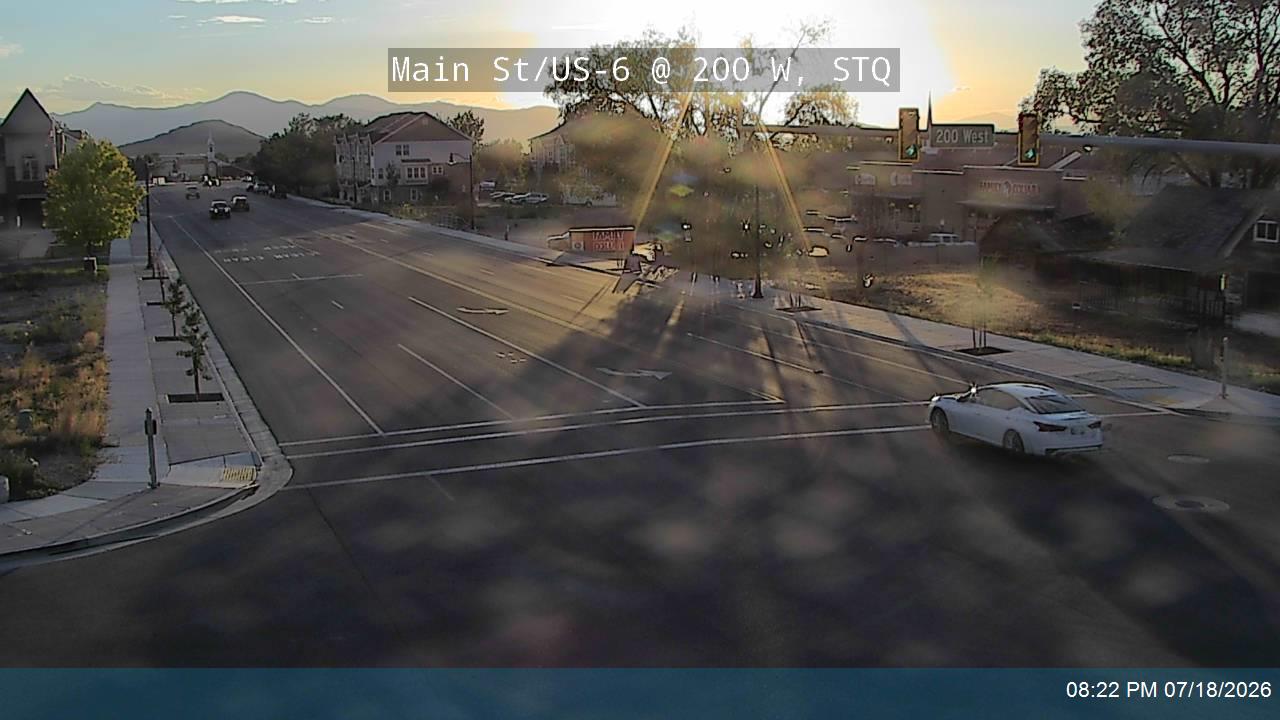 US-6 traffic camera, Santaquin, Utah