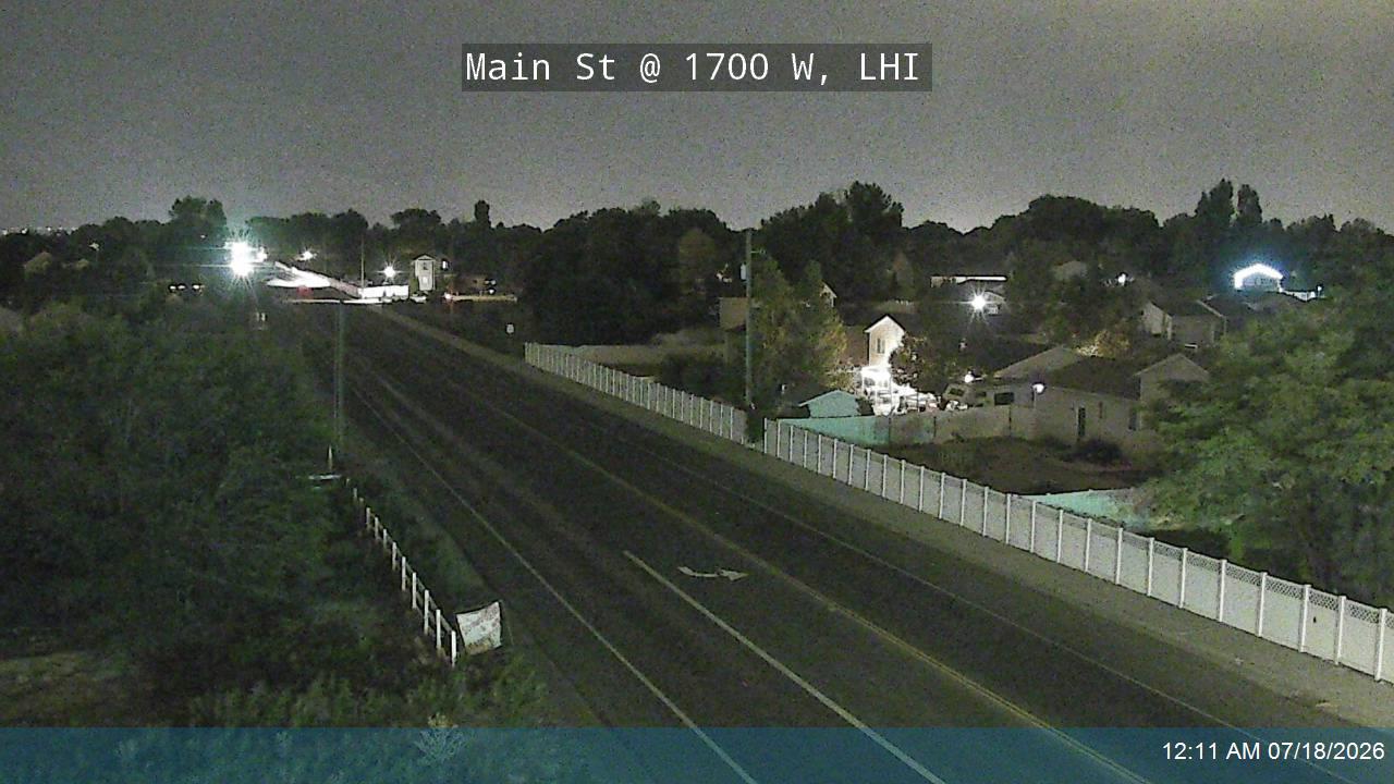 Main St traffic camera, view north, Lehi, Utah