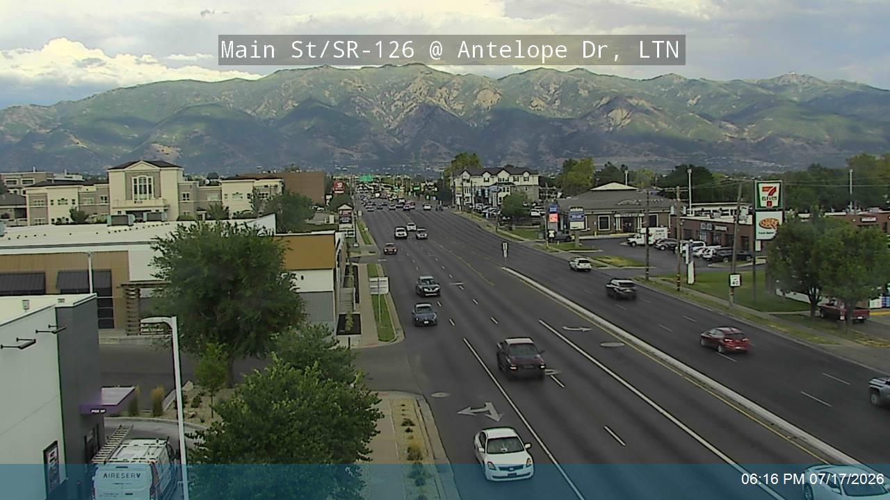 SR-126 traffic camera, Layton, Utah