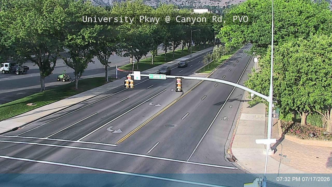 University Pkwy traffic camera, Provo, Utah