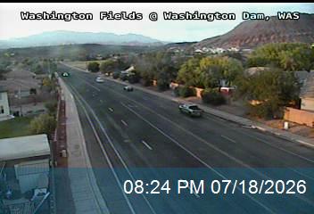 Washington Fields Rd traffic camera, Washington, Utah