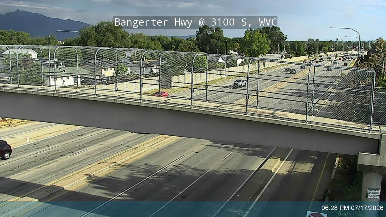 Bangerter traffic camera, view south, West Valley City, Utah