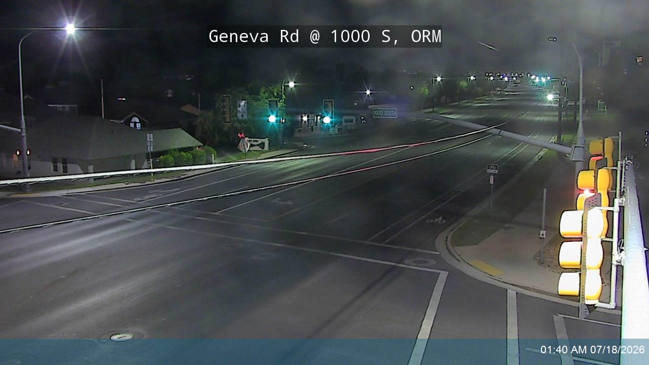 Geneva Rd traffic camera, Orem, Utah