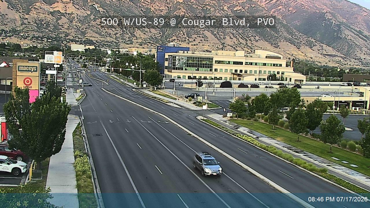 500 W traffic camera, Provo, Utah