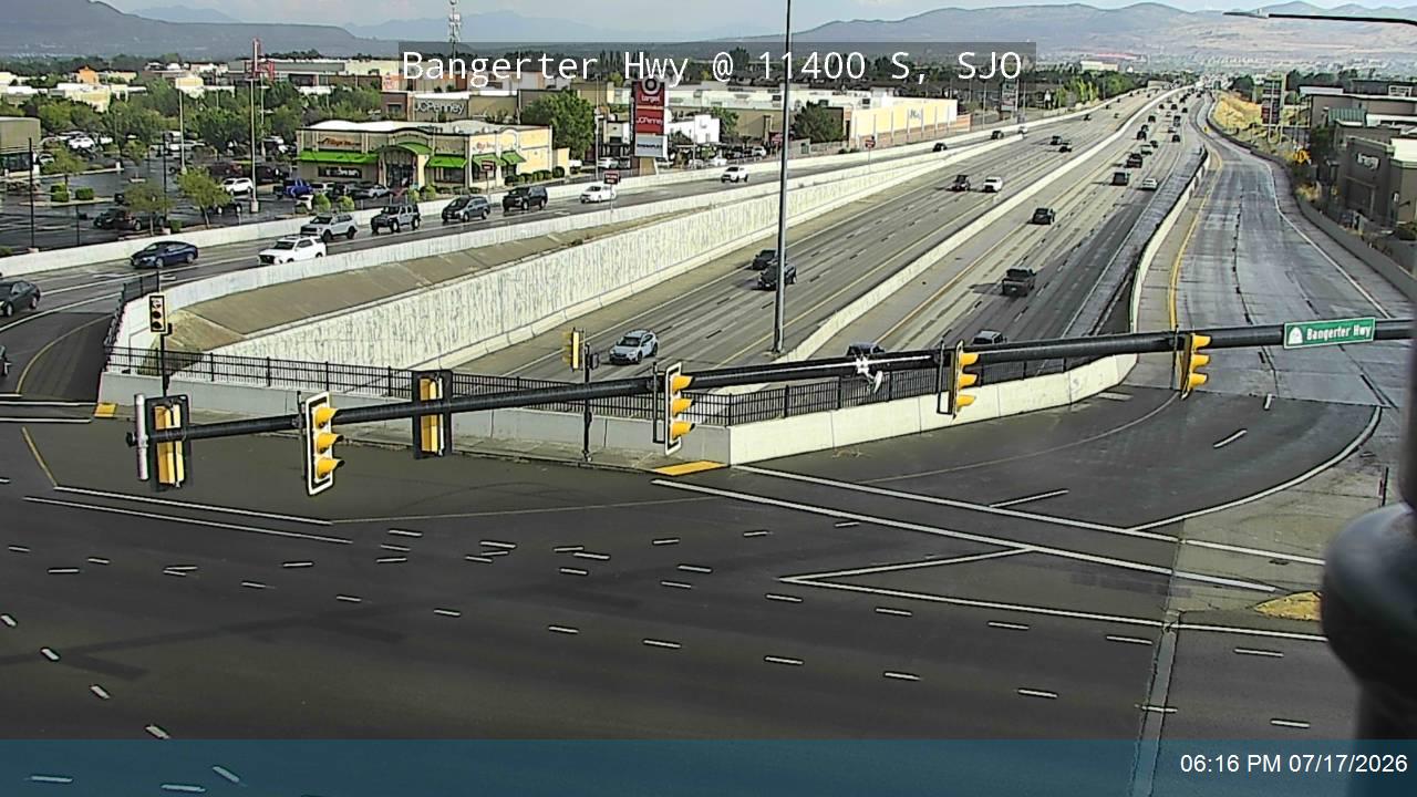 Bangerter Hwy traffic camera, South Jordan, Utah