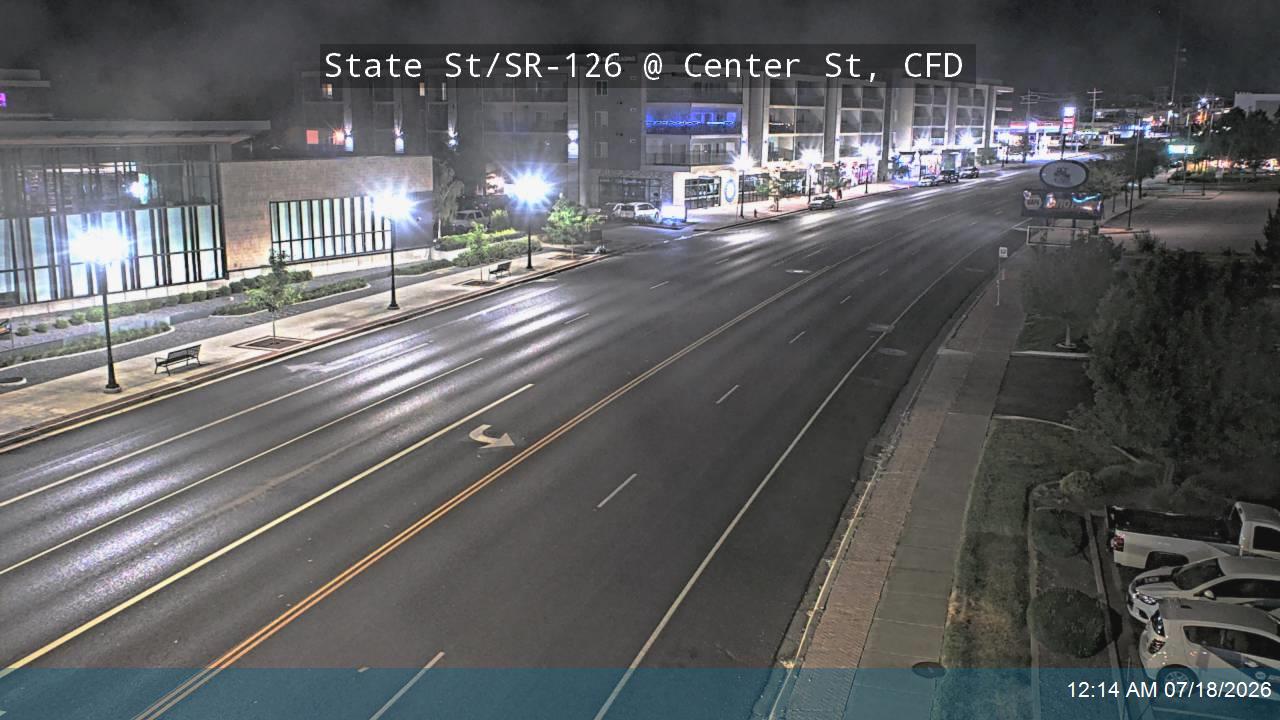 SR-126 traffic camera, view north, Clearfield, Utah