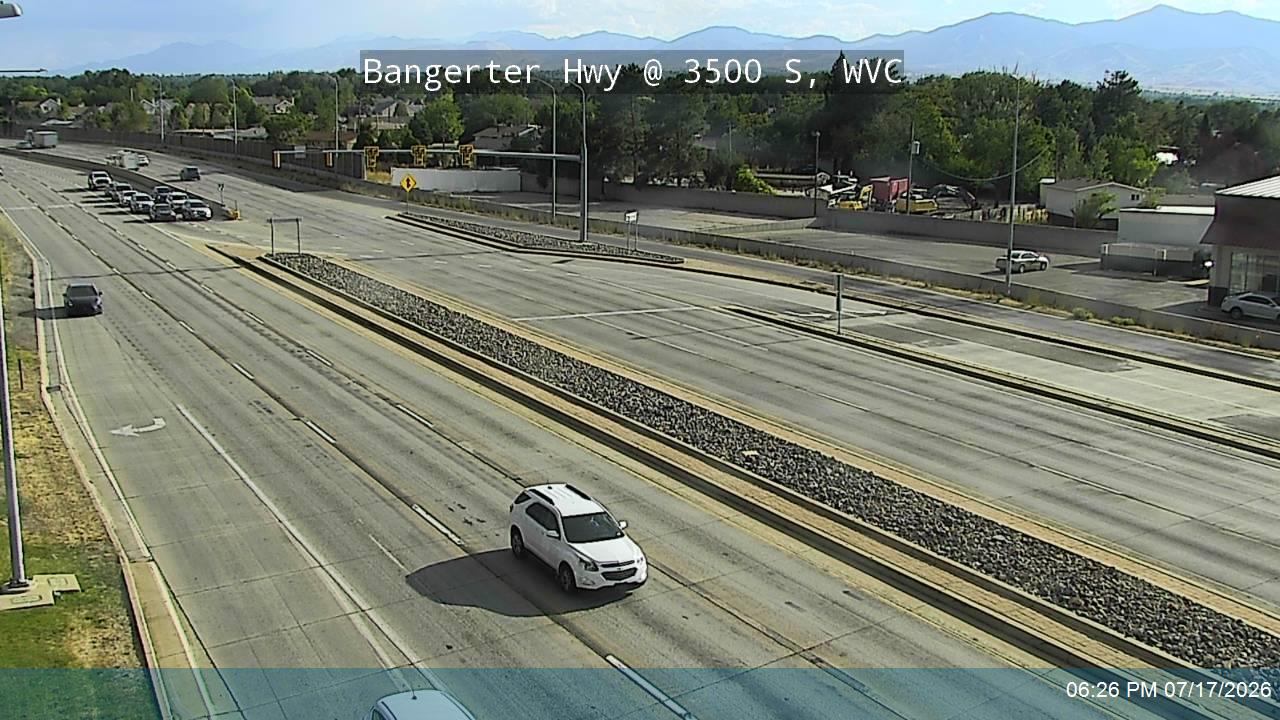 Bangerter traffic camera, view north, West Valley City, Utah