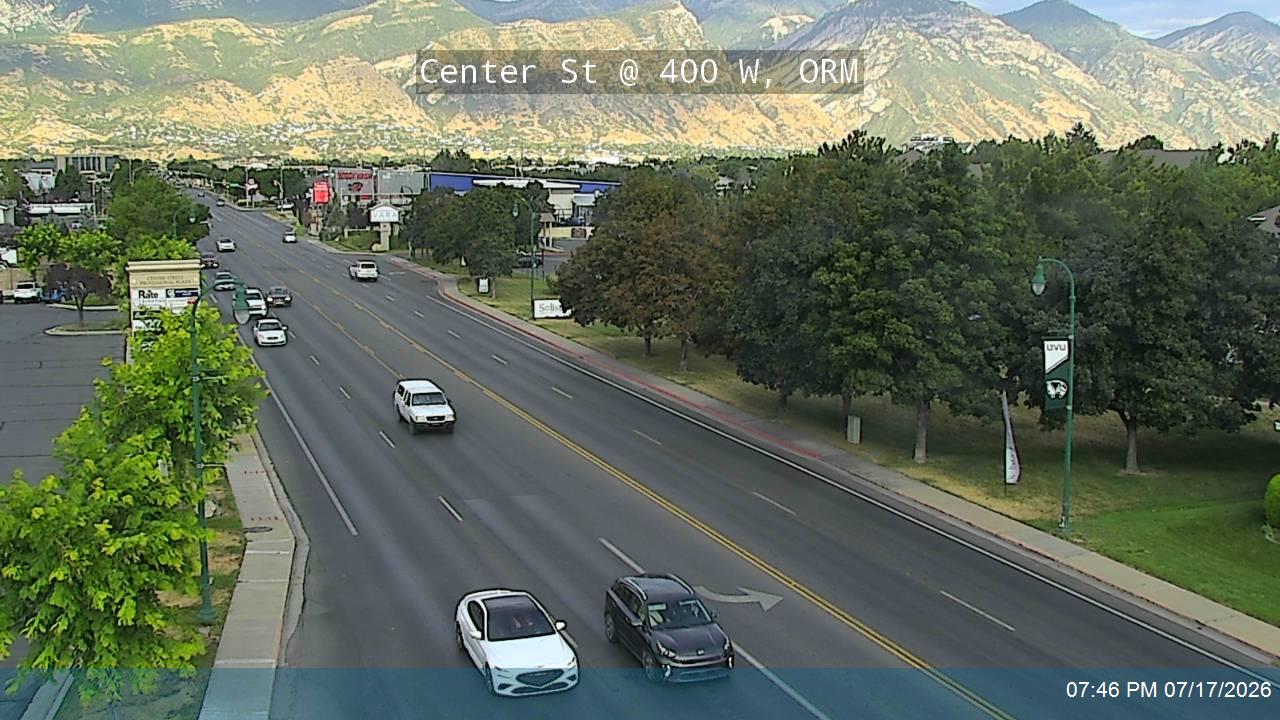 Center St traffic camera, Orem, Utah