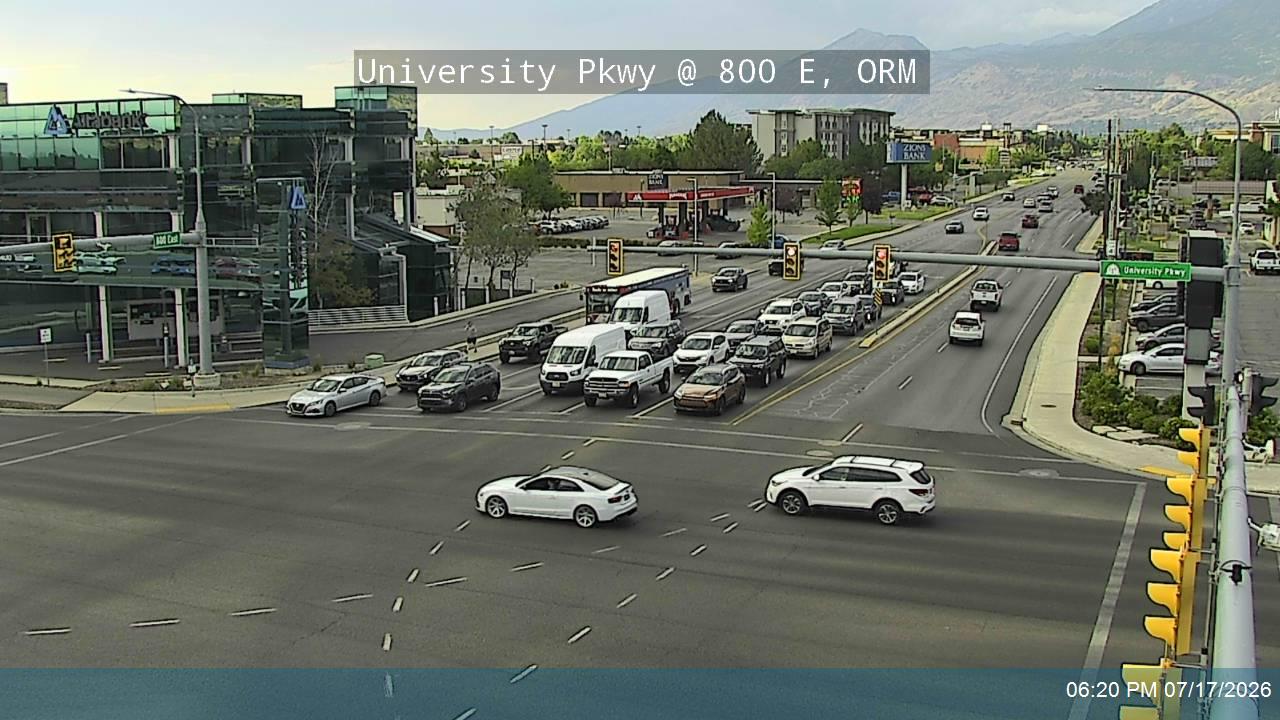 University Pkwy traffic camera, Orem, Utah