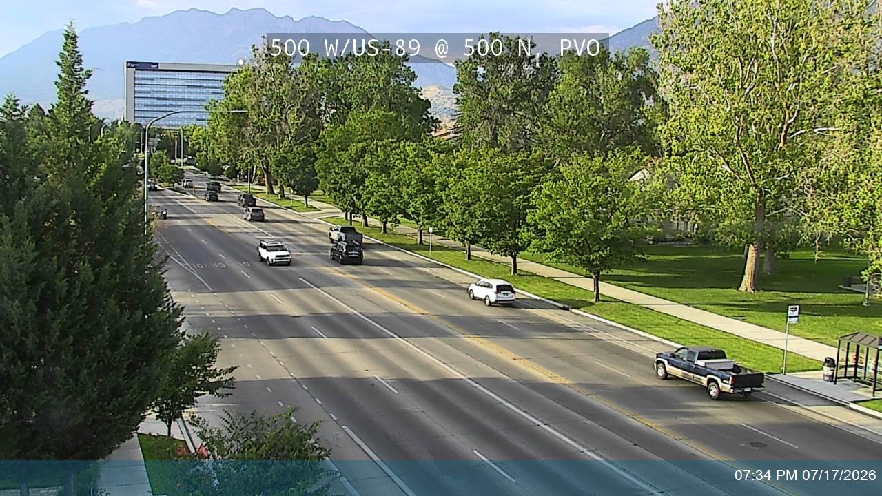 500 W traffic camera, Provo, Utah