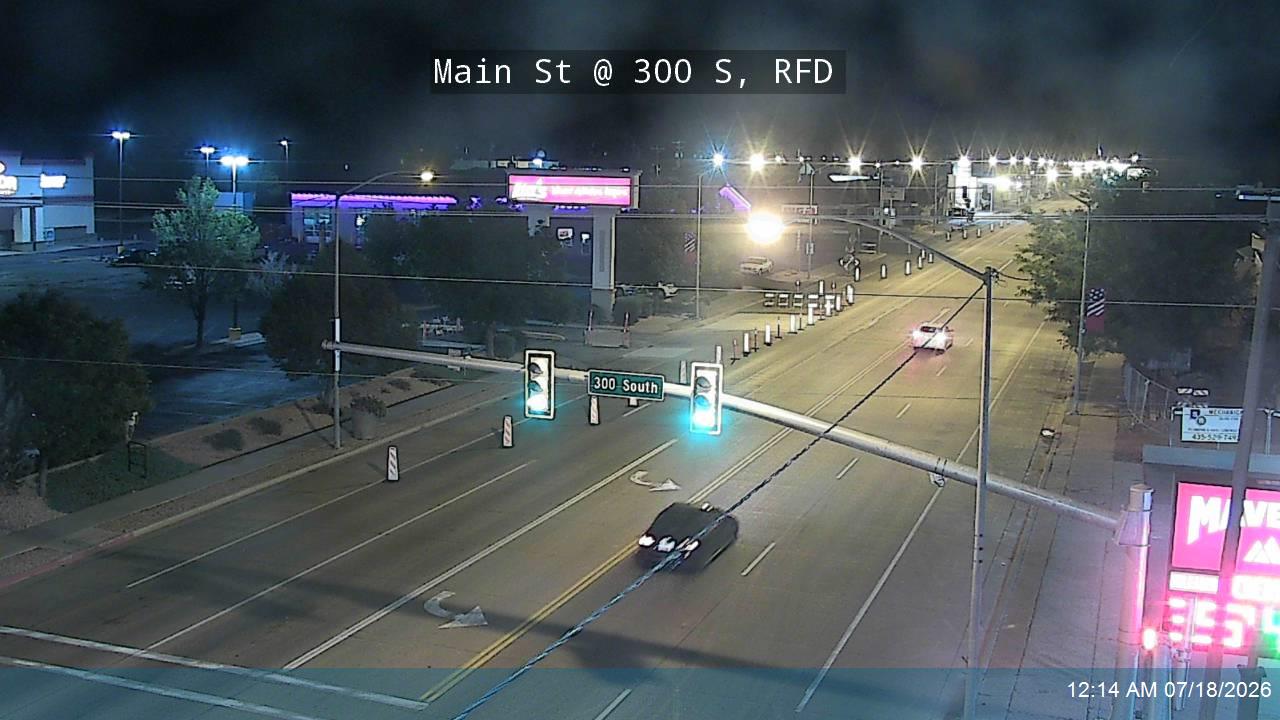 SR-120 traffic camera, view north, Richfield, Utah
