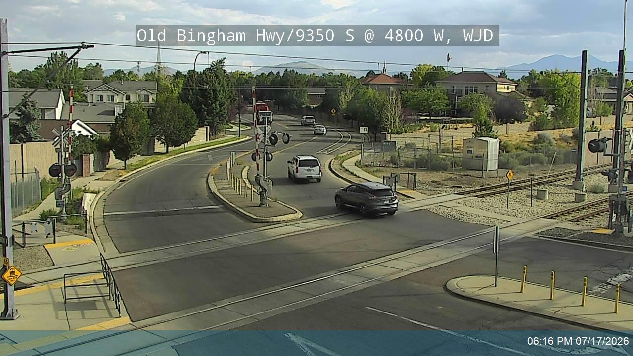 Old Bingham Hwy traffic camera, West Jordan, Utah