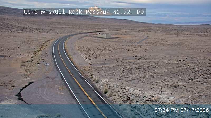 US-6 @ Skull Rock Pass / MP 40.72, MD traffic camera, Millard County
