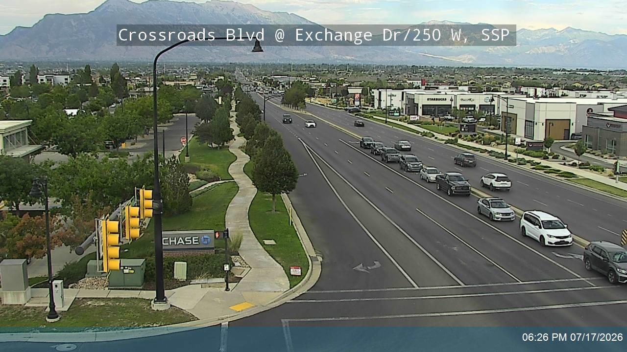 Crossroads Blvd traffic camera, Saratoga Springs, Utah