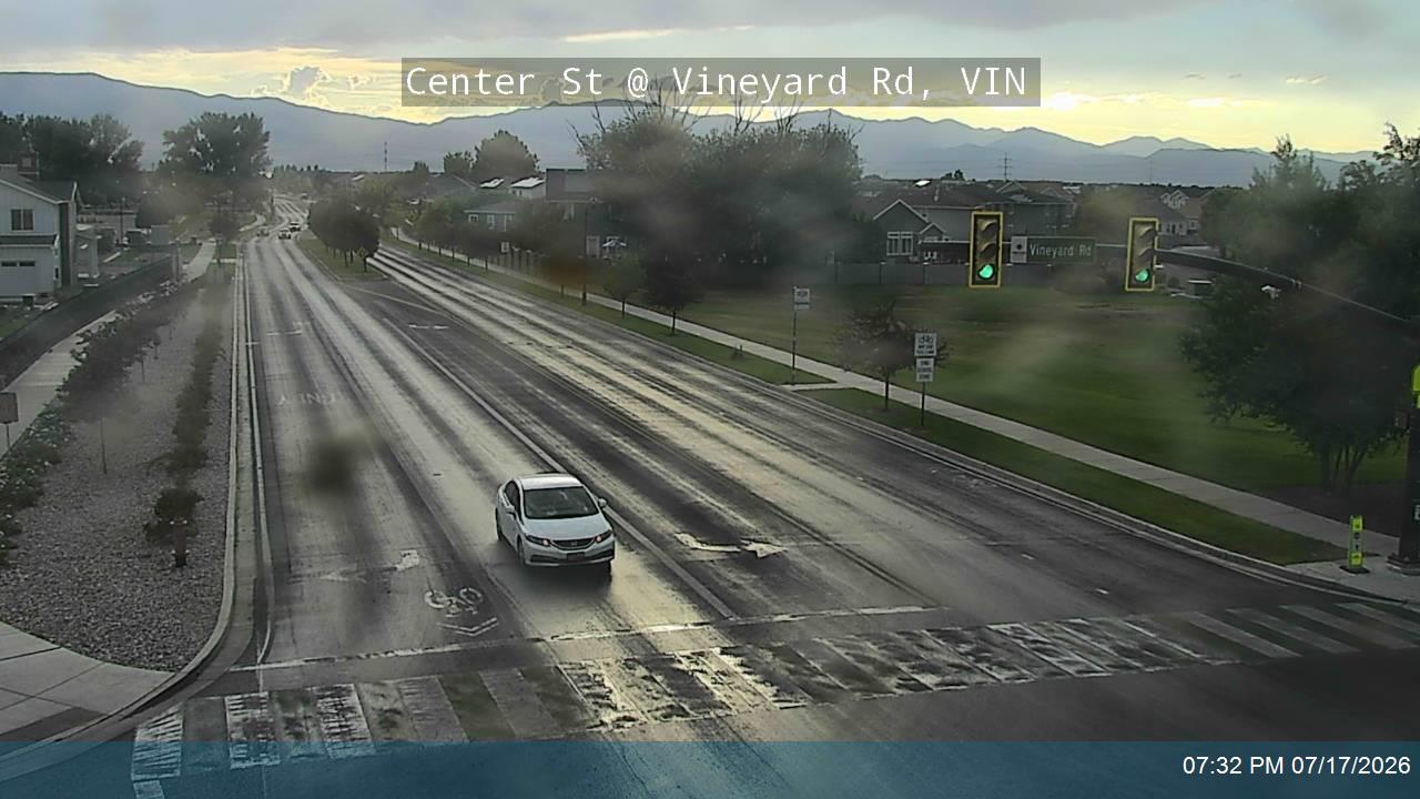Center St traffic camera, Vineyard, Utah