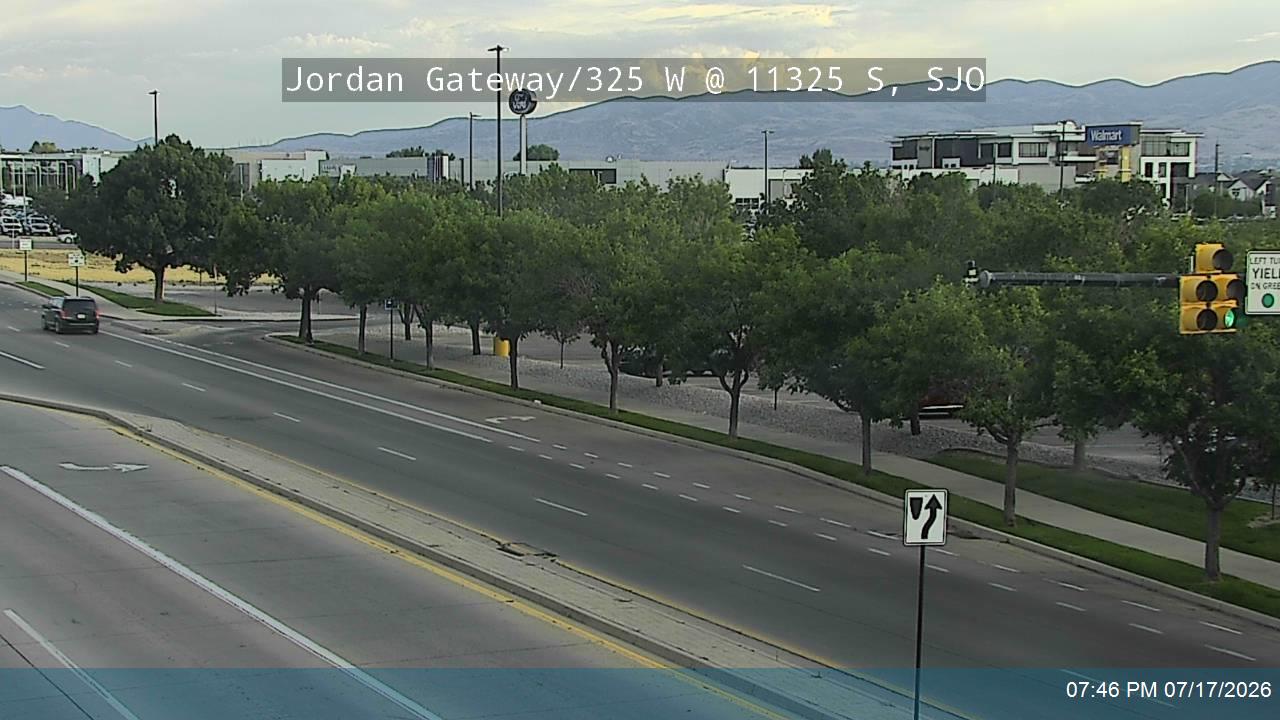 Jordan Gateway traffic camera, South Jordan, Utah