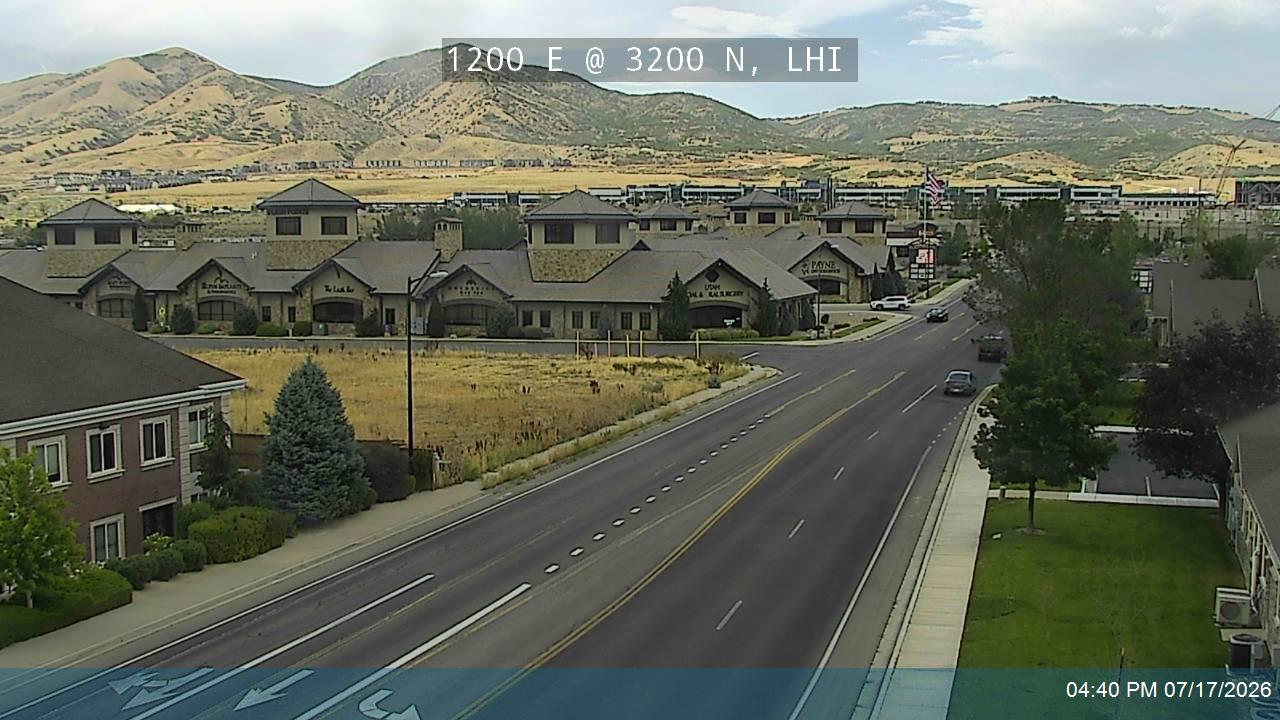 1200 E traffic camera, view north, Lehi, Utah