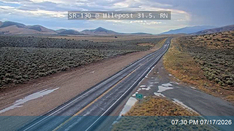 SR-130 @ Milepost 31.5, RN traffic camera, Iron County
