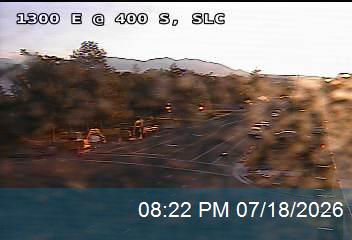 1300 E traffic camera, Salt Lake City, Utah