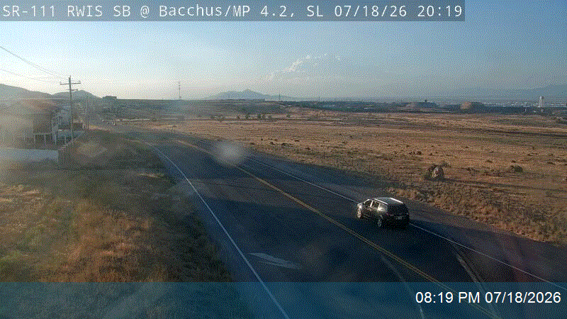 Bacchus Hwy traffic camera, view south, West Valley City, Utah