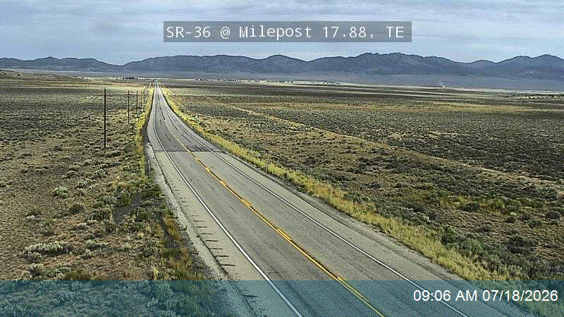 SR-36 @ Milepost 17.88, TE traffic camera, Tooele County