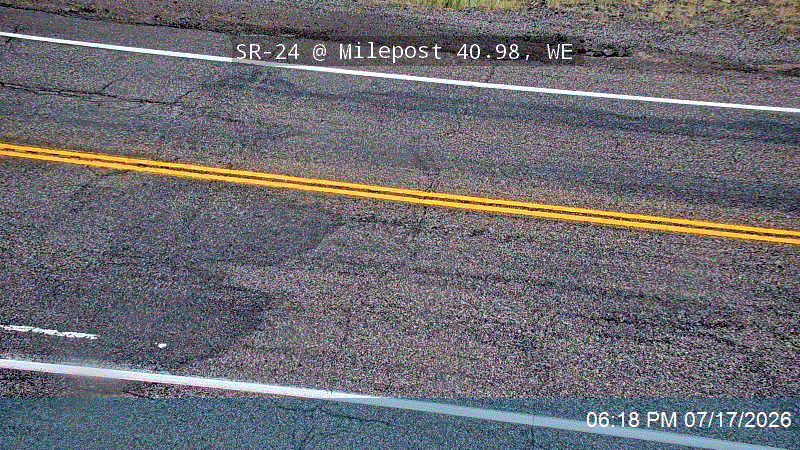SR-24 @ Milepost 40.98, WE traffic camera, Wayne County