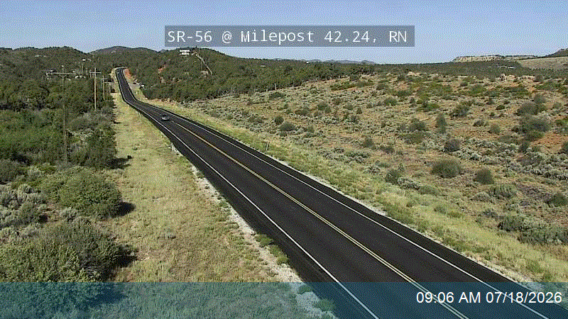 SR-56 @ Milepost 42.24, RN traffic camera, Iron County
