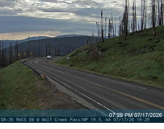 SR-35 RWIS EB @ Wolf Creek Pass / MP 19.33, WA traffic camera, Wasatch County
