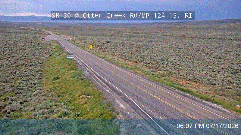 SR-30 @ Otter Creek Rd / MP 124.15, RI traffic camera, Rich County