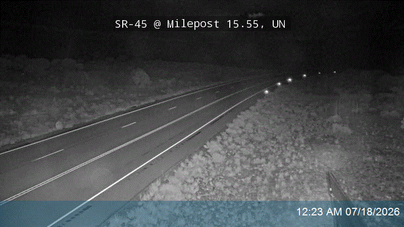 SR-45 @ Milepost 15.55, UN traffic camera, Uintah County