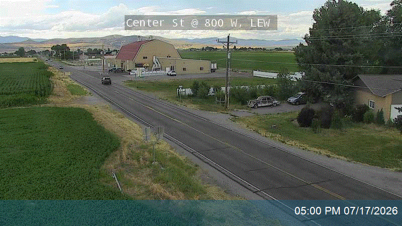 Center St traffic camera, Lewiston, Utah