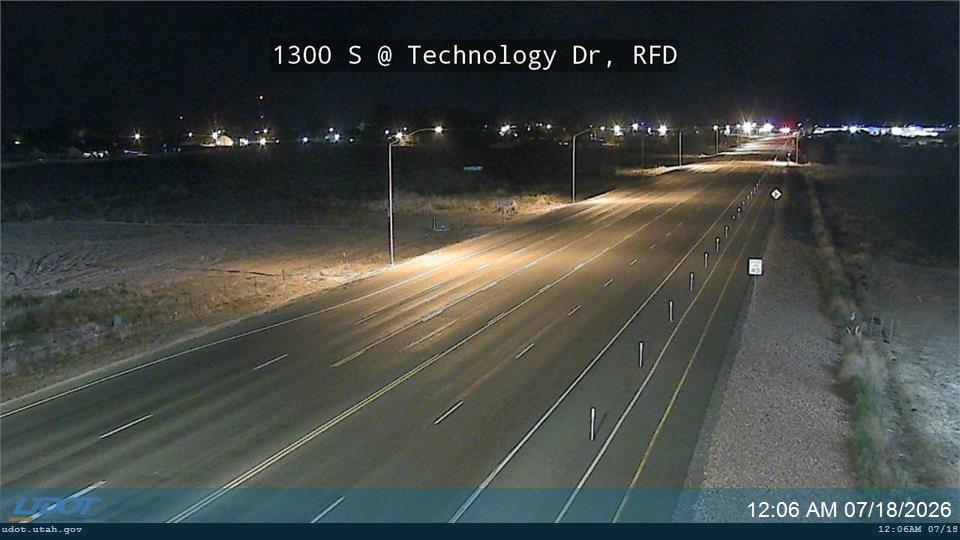 SR-120 traffic camera, view south, Richfield, Utah