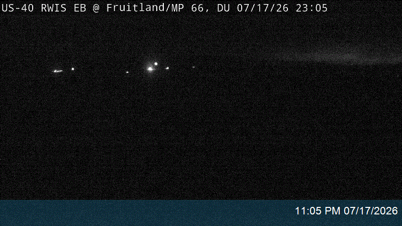 US-40 RWIS EB @ Fruitland / MP 66, DU traffic camera, Duchesne County