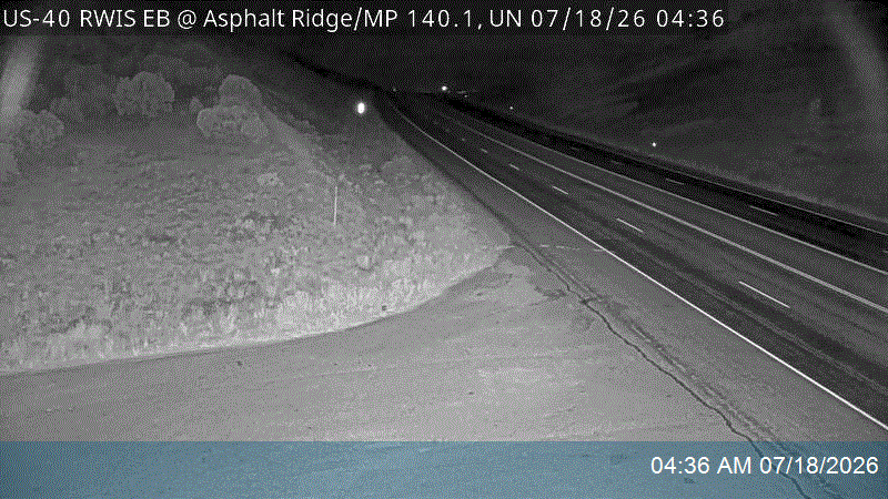 US-40 RWIS EB @ Asphalt Ridge / MP 140.1, UN traffic camera, Uintah County