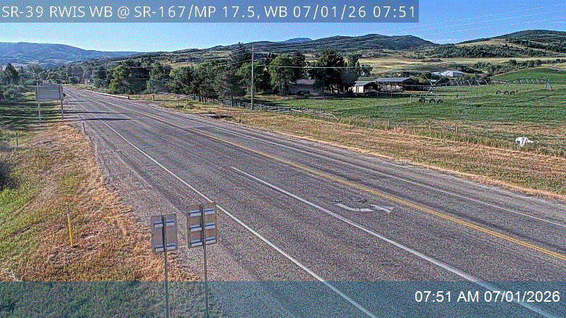 SR-39 RWIS WB @ SR-167 / Trappers Loop / MP 17.53, WB