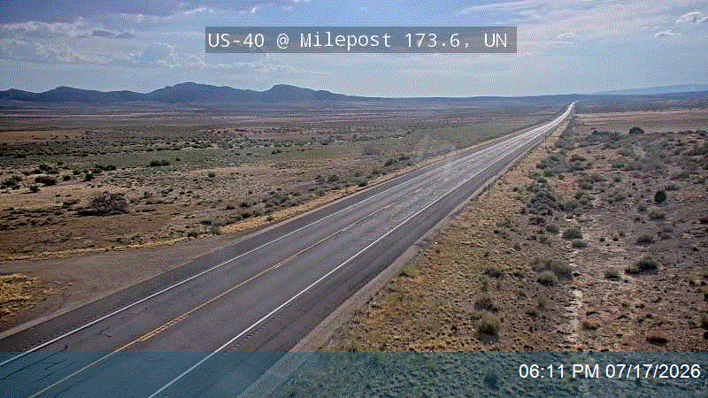 US-40 @ Milepost 173.6, UN traffic camera, Uintah County