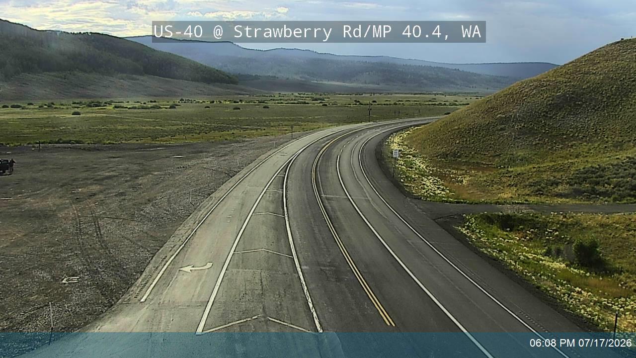 US-40 @ Strawberry Rd / MP 40.4, WA traffic camera, Wasatch County