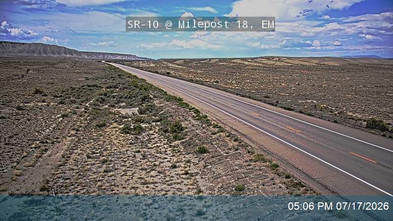 SR-10 @ Milepost 18, EM traffic camera, Emery County