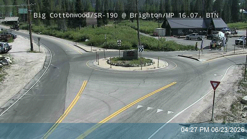 Big Cottonwood Canyon Rd / SR-190 @ Brighton / MP 16.07, BTN