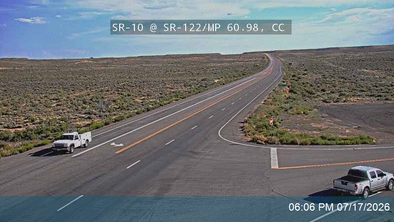 SR-10 @ SR-122 / MP 60.98, CC traffic camera, Carbon County