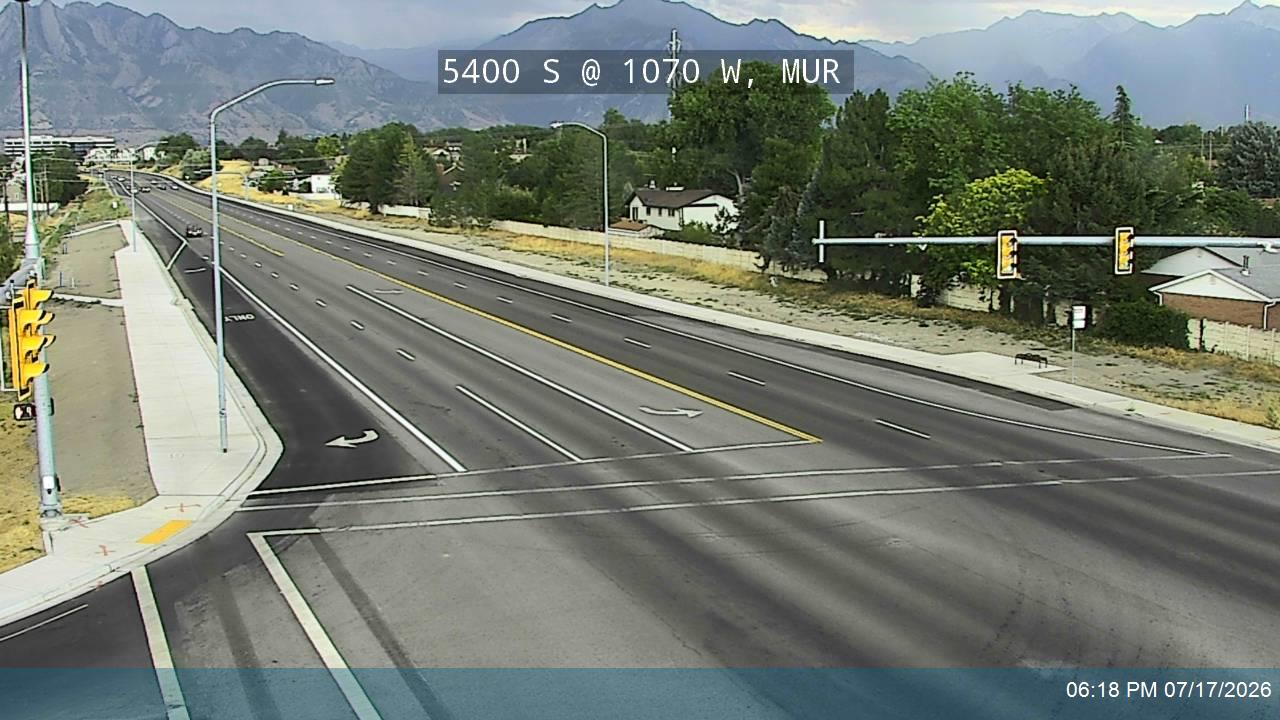 SR-173 traffic camera, view west, Murray, Utah