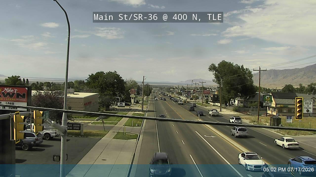 SR-36 traffic camera, view south, Tooele, Utah